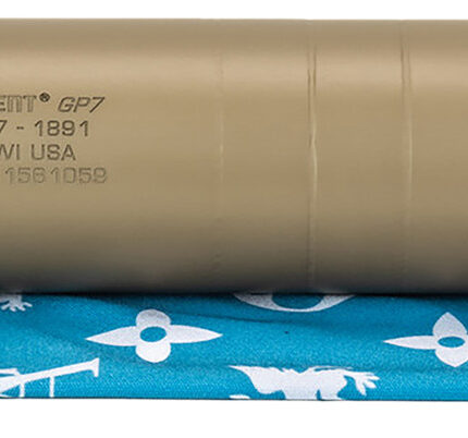 Griffin Armament GAGP7FDE-W GP7 Direct Thread Suppressor 7.62mm 1.50" FDE 17-4 PH Stainless Steel 5/8"x24