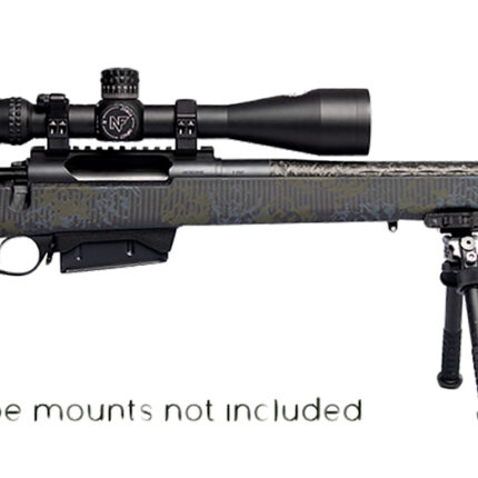 Iota Outdoors RF019C212216C20 Vandal Carbon II 300 Win Mag 22" Black Fluted Barrel, Black Drilled & Tapped Receiver, Black Iota EKO X Carbon Fiber Stock