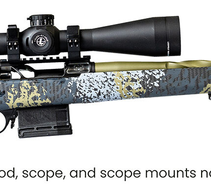 Horizon Firearms RF008S472216C13 Venatic 2023 25 Creedmoor 22" Spiral Fluted Threaded Barrel, Drilled & Tapped Receiver, Iota EKO X Carbon Fiber Stock