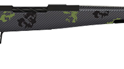 Fierce Firearms TWTROG65PRC24BF Twisted TI Rogue 6.5 PRC 24" Black Cerakote Steel Threaded Barrel, Black Cerakote Drilled & Tapped Titanium Receiver, LR Negative Comb Forest Camo Carbon Fiber Stock