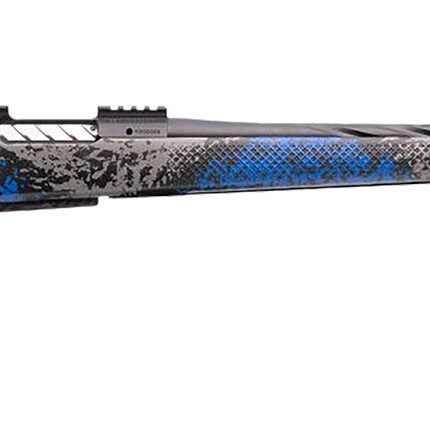 Seekins Precision 0011710321-F Havak PH3 6 Creedmoor 24" Black Fluted Threaded Barrel Black Picatinny Rail Glacier Shadow Camo Adj Cheek Riser Synthetic Stock