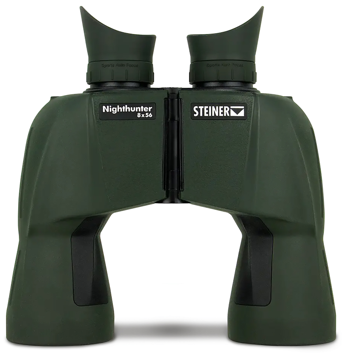 Steiner 2070 Nighthunter 8x56mm BaK-4 Porro Prism, Auto Focus, Matte Green Makrolon w/Rubber Armor