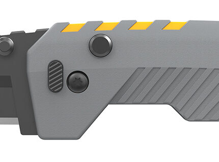 Outdoor Edge XDS230AC Razor XD2  3" Folding Plain 420J2 SS Blade Gray/Yellow