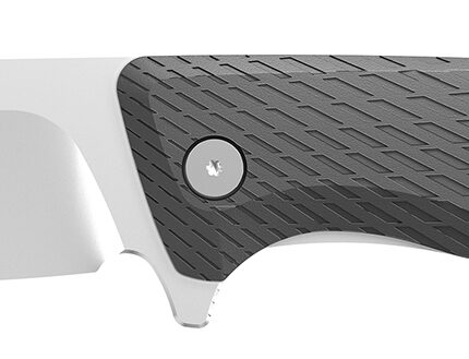 Outdoor Edge BR1C Brutus  3.30" Folding Sheepsfoot Plain 4Cr14MoV Blade Glass-Filled Nylon Handle