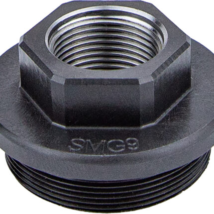 Kgm Suppressors A-SMG9-DTA-S-3 SMG9 Direct Thread Adapter Black Nitride Steel 5/8"x24 Threads