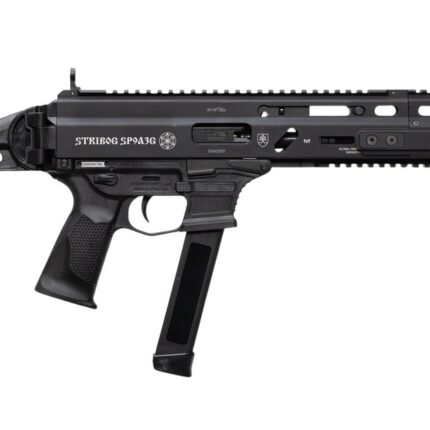 Grand Power 810091156025 Stribog SP9A3G 9mm Luger 16" Black Barrel, Black Receiver, Polymer Stock & Grip