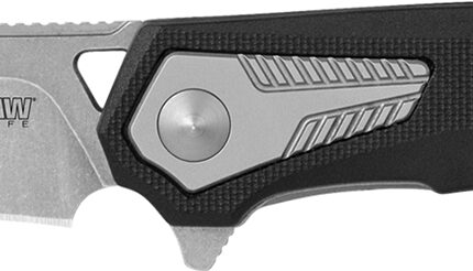 Kershaw 1390 Tremolo  EDC 3.13" Folding Clip Point Plain Stonewashed 4Cr14 Blade, Black GFN/SS Handle