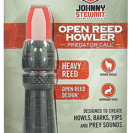 Hunters Specialties HSJSORHOWL Open Reed Howler Predator Call Black/Red