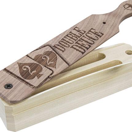 Hunters Specialties HSDTBC Double Deuce Box Call Attracts Turkey Species Walnut