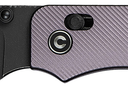 Civivi Knives C23074-2 Baby Banter 2 2.34": Folding Drop Point Plain Black Stonewashed Nitro-V Steel Blade, Purple Textured Aluminum Handle