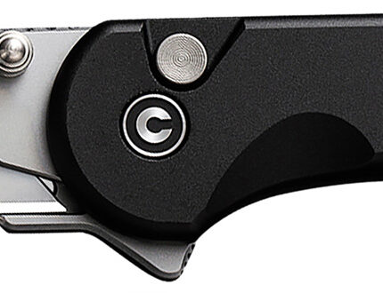 Civivi Knives C23039B-1 Elementum Utility All Purpose Utility Plain 6Cr13 Stainless Steel Blade, Black Aluminum Handle, 3 Blades & Pouch