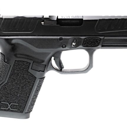 Faxon Firearms FX19D02 FX-19 Duty Gen 2 Compact Frame 9mm Luger Black DLC Stainless Steel Optic Ready/Serrated Slide, Black Polymer Frame w/Picatinny Rail, Black Textured Grip