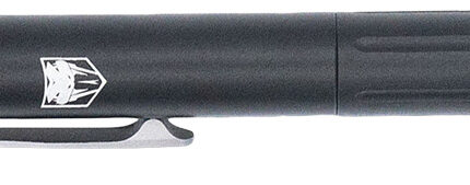 CobraTec Knives CNCOTFPBLKGEN2 Tactical Pen Gen II Black Aluminum D2 Steel Blade, Includes Pocket Clip