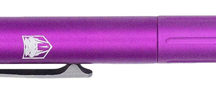 CobraTec Knives CNCOTFPPURGEN2 Tactical Pen Gen II Purple Aluminum D2 Steel Blade, Includes Pocket Clip