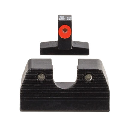 Trijicon 600891 HD XR Night Sight Set Green Tritium/Orange Outline Front, Green Tritium Rear, Black Frame, Fits FN FNP/FNX