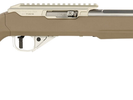 True Precision Inc TP1022FDE3SS TP/22  22 LR 16" Match Grade Barrel, Clear Coat Silver Anodized  Aluminum Receiver w/Picatinny Rail, M-LOK Forend, Flat Dark Earth Magpul Hunter X-22 Polymer Stock