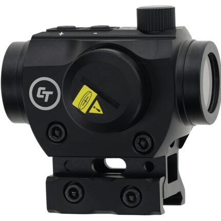 Crimson Trace 1244743 CTS-25 Black 4 MOA Red Dot Reticle, Includes Riser