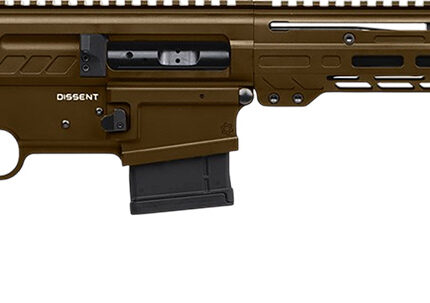 CMMG 55A520BMB Dissent BR4 5.56x45mm 10+1 16.10" Black Nitride Threaded Barrel, Midnight Bronze Cerakote Aluminum Receiver w/Picatinny Rail, M-LOK Handguard, Magpul Fixed Black Polymer Stock