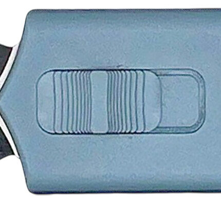 Templar Knife SMCAGB121 Sentinel Money Clip 1.88" OTF Dagger Plain Black Oxide Stonewashed Powder Coated D2 Steel Blade, 3.41" Blue Anodized Aluminum Handle