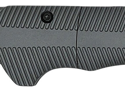 Templar Knife  Cali Auto Assist  1.90" Folding Drop Point Plain Cali D2 Steel Blade, 3.56" Gunmetal Anodized Aluminum Handle