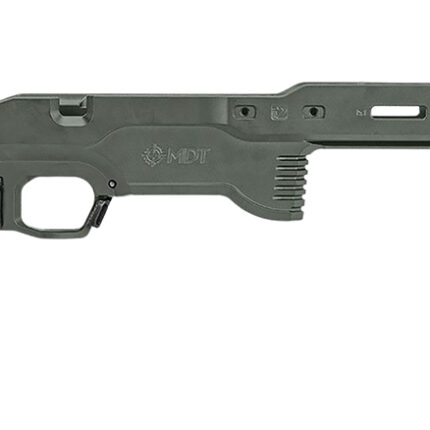 Mdt Sporting Goods Inc 114882CCG ACC Premier Gen2 Chassis System Cerakote Charcoal Green Aluminum Fits Ruger American Rimfire Right Hand