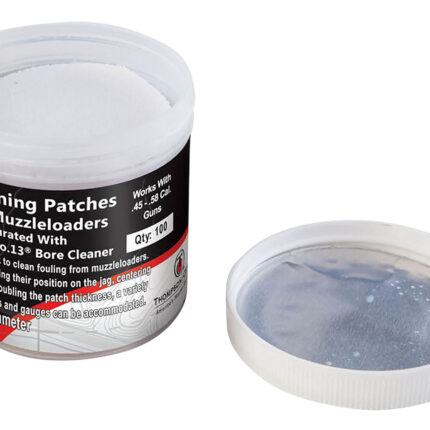Thompson Center Arms, LLC 9036R Cleaning Patches  Muzzleloader 2.50" Cotton 100Ct