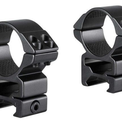 Hawke Sport Optics 22117 Match Mount  Matte Black Anodized Aluminum 30mm Tube, High Weaver