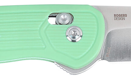 CRKT 7170B SERO EDC 3.02" Folding Plain TiNi S35VN SS Blade, Aqua Textured GRN Handle
