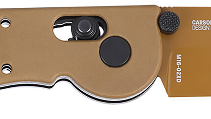 CRKT M1602XD M16 Tactical 3.11" Folding Tanto Plain Desert Tan D2 Steel Blade, Desert Tan Grivory Handle