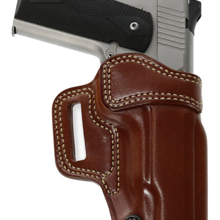 Galco AV266 Avenger OWB Tan Leather Belt Slide Fits 4-4.25" 1911