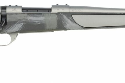 Weatherby VC38308NR2T Vanguard Shadow 308 Win 4+1 22" Carbon Gray Cerakote Threaded Barrel, Carbon Gray Cerakote Steel Drilled & Tapped Receiver, Black w/Gray & White Accents Monte Carlo Stock