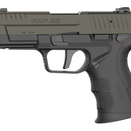 Retay USA RXP22BLKODSL10TH RXP 22 LR 10+1 4" Threaded Barrel, OD Green Cerakote Optic Ready/Serrated Slide, Black Cerakote Polymer Frame w/Accessory Rail, RMR/RMSc Footprint
