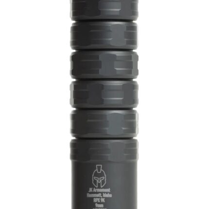 Jk Armament JK155RPX9K RPX 155 9mm 1.55" Black Aluminum/Titanium 1/2"x28
