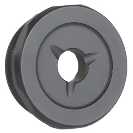 Jk Armament JK155LTEC22 LT Flash Reducer End Cap 22Cal Fits Aluminum Hard Anodized Black