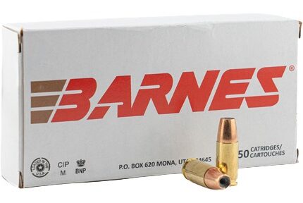 Barnes Bullets 32528   9mmLuger 115gr Semi Jacketed Hollow Point 20 Per Box/10 Case