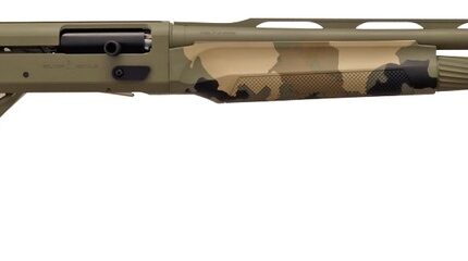 T R Imports A22026OS3 Alpha 2  20 Gauge 3" 4+1 26" OD Green Cerakote Vent Rib Barrel & Receiver, Fixed Old School Camo Synthetic Stock
