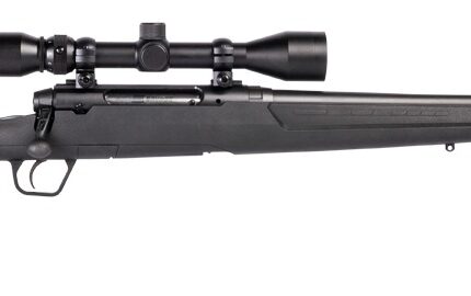 Savage Arms 57987 Axis XP  350 Legend 4+1 18" Matte Black Black Carbon Steel Barrel & Drilled & Tapped Receiver, Black Fixed Synthetic Stock, Weaver 3-9x40mm Scope, Right Hand