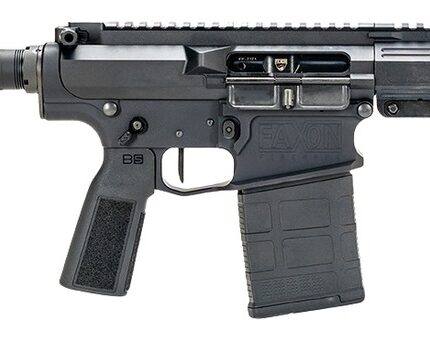 Faxon Firearms FX8608 Sentinel 8.6 Blackout 8" Big Gunner Barrel, Black Aluminum Receiver w/Picatinny Rail, M-LOK Handguard, Black Polymer B5 Grip