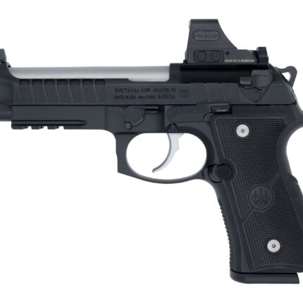 Langdon Tactical Tech 92E2TJRRBS Beretta 92 Elite  Full Size 9mm Luger 18+1 4.70" Stainless Barrel, Inox Stainless Steel Optic Ready/Serrated Slide, Black Anodized Aluminum Frame w/Picatinny Rail, Tex