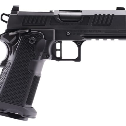 Alpha Foxtrot AA47X1QIG-XDBK19 AF1911 Romulus 9mm Luger 20+1 3.50" Black DLC Stainless Steel Threaded Compensated Barrel, Optic Ready/Serrated Slide & Frame w/Beavertail & Picatinny Rail, Aluminum Gri