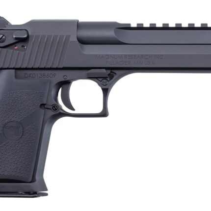 Magnum Research DE50THR Desert Eagle Mark XIX 50 AE 8+1 6" Black Oxide Threaded Barrel, Serrated Slide & Carbon Steel Frame w/Beavertail