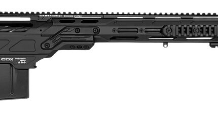 Cadex Inc CDX30LITE6524BR20I2B1N CDX-30 Lite 6.5 Creedmoor 10+1 24" Black DLC Fluted Threaded Barrel, Black Cerakote Receiver w/Picatinny Rail, M-LOK Handguard, Black Adjustable Folding Buttstock, Bla