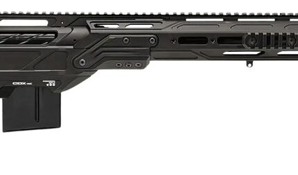 Cadex Inc CDXMCKRKN30824BR20I2F1 CDX-MC Kraken 308 Win 10+1 24" Black DLC Match Grade Threaded Barrel, Black DLC Receiver w/Picatinny Rail, M-LOK Handguard, Black Adjustable Folding Buttstock, Black P
