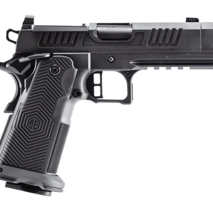 Alpha Foxtrot AA39X1QIG-XDBK19 AF1911 Romulus Compact Frame 9mm Luger 20+1 3.50" Black DLC Threaded Compensated Barrel, Black DLC Stainless Steel Optic Ready/Serrated Slide, Black DLC Stainless Steel