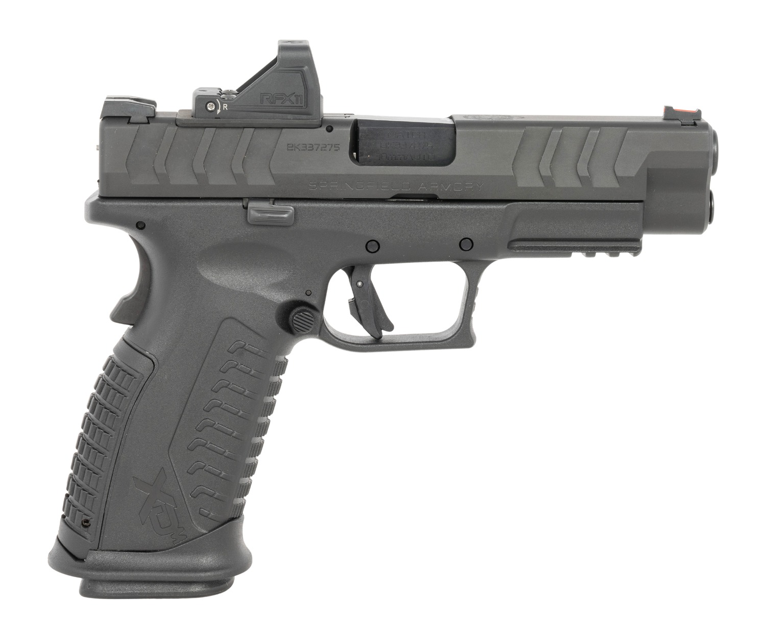 Springfield Armory XDME94510BHCOSPPAC XD-M Elite OSP Gear Pac Full Size 10mm Auto, 16+1 4.50" Black Melonite Match Grade Barrel & Optic Ready/Serrated Steel Slide, Black Polymer Frame w/Picatinny Rail