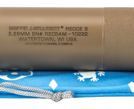 Griffin Armament GAREC5FDEAM-W 5 RECCE 5.56mm 1.50" Flat Dark Earth Stainless Steel 1/2"x28