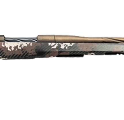 Fierce Firearms  Twisted 6.5 PRC Full Size 6.5 PRC 4+1 22" Smoked Bronze Cerakote Match Grade/Spiral Threaded Stainless Steel Barrel & Drilled & Tapped Receiver, Desert Shadow Camo Push Button Adj Com