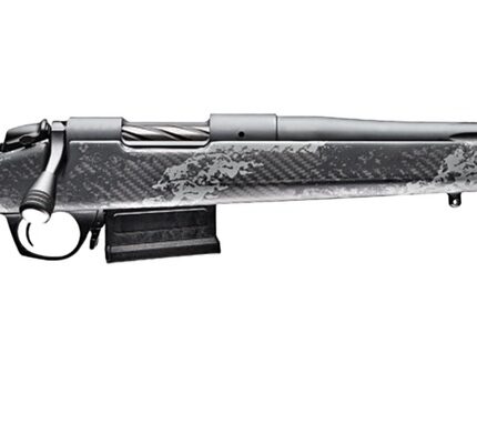 Bergara Rifles B14S7515 B-14 Crest 25 Creedmoor 5+1 20" Sniper Gray Cerakote Fluted Threaded Barrel & Steel Drilled & Tapped Receiver, Fixed Carbon Fiber w/Black & Gray Sponge Accents Stock, Right Han
