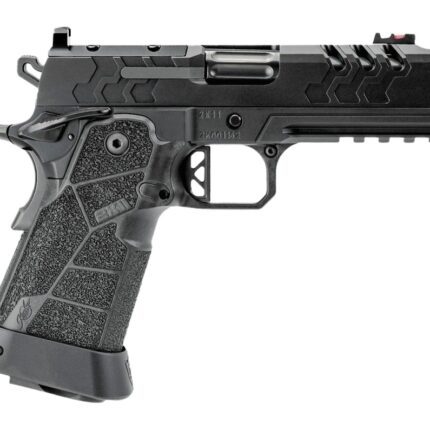 Kimber Mfg, Inc 3500105 2K11 Pro Comp Full Size Frame 9mm Luger 19+1 5" Compensated Barrel, Black Stainless Steel Lightening Cut/Optic Ready/Serrated Slide, Black Stainless Steel Frame w/Beavertail &