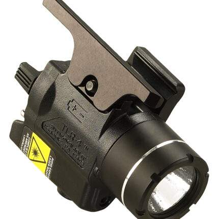 Streamlight 69241 TLR-4 Gun Light  Black 170 Lumens White C4 LED/Red Laser HK USP Compact